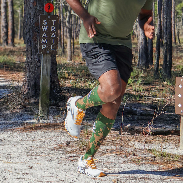 Digi Camo Full Length Compression Socks | Elite Performance Compression Gear